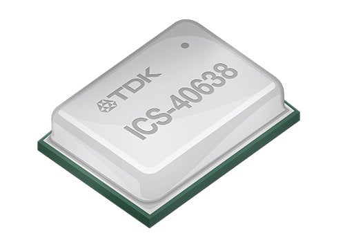 TDK announces ultra-high AOP Analog MEMS microphone, ICS-40638